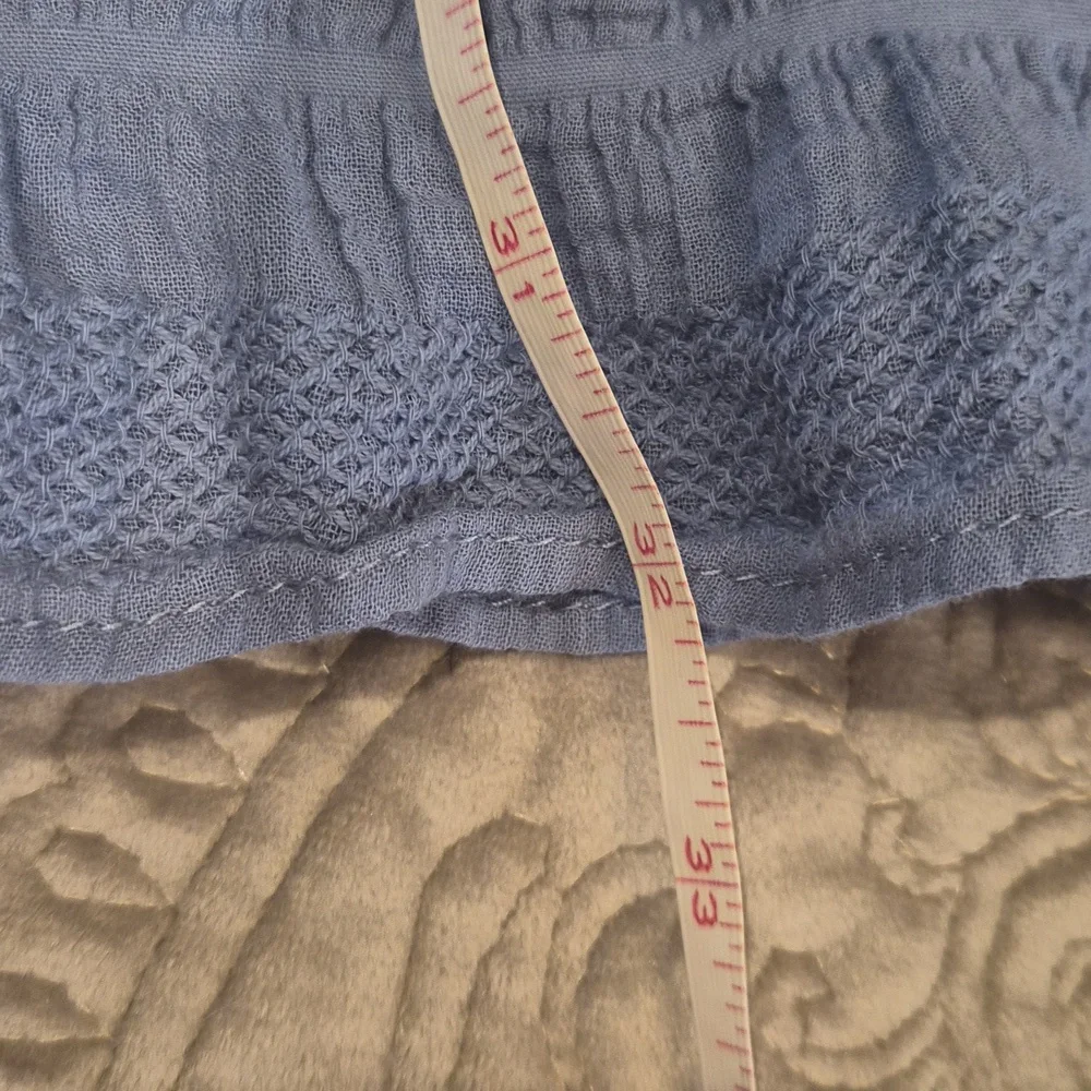 Max Studio Lavender Tiered Cotton Blend A-Line Skirt - Picture 5 of 6